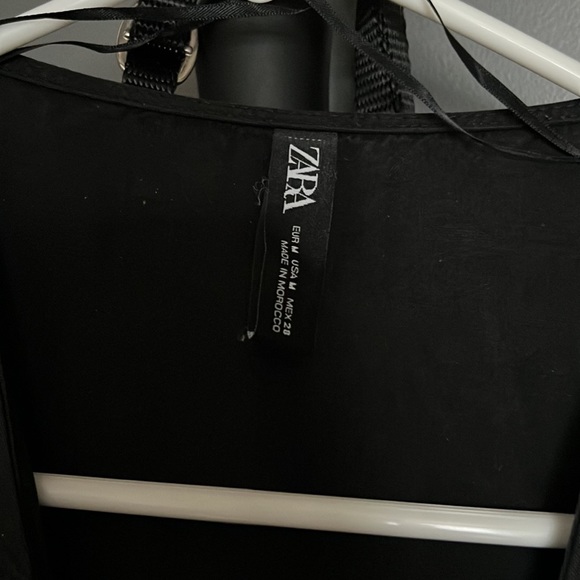 Zara Charcoal Buttoned Mini Dress - Picture 4 of 5